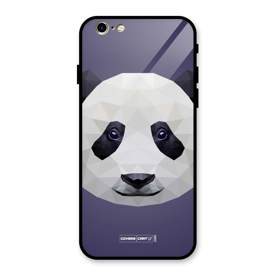 Polygon Panda Glass Back Case for iPhone 6 6S