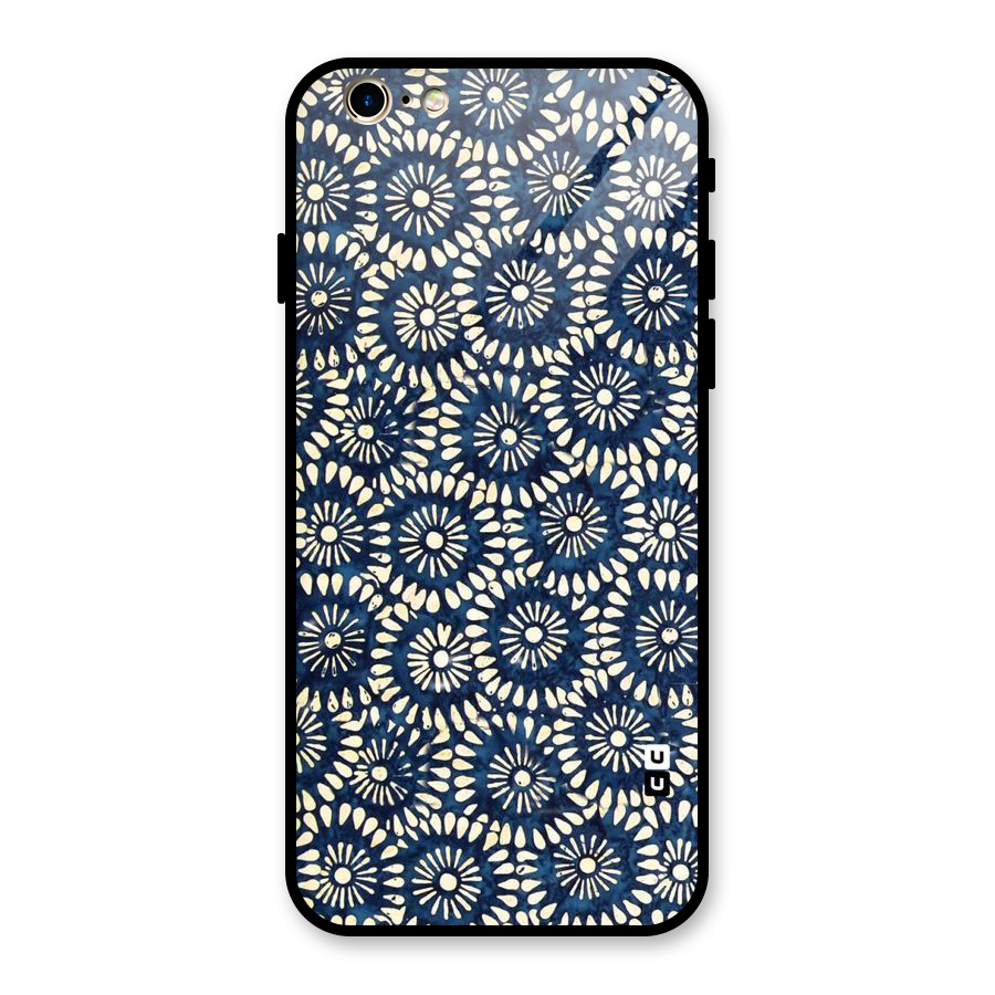 Pretty Circles Glass Back Case for iPhone 6 6S
