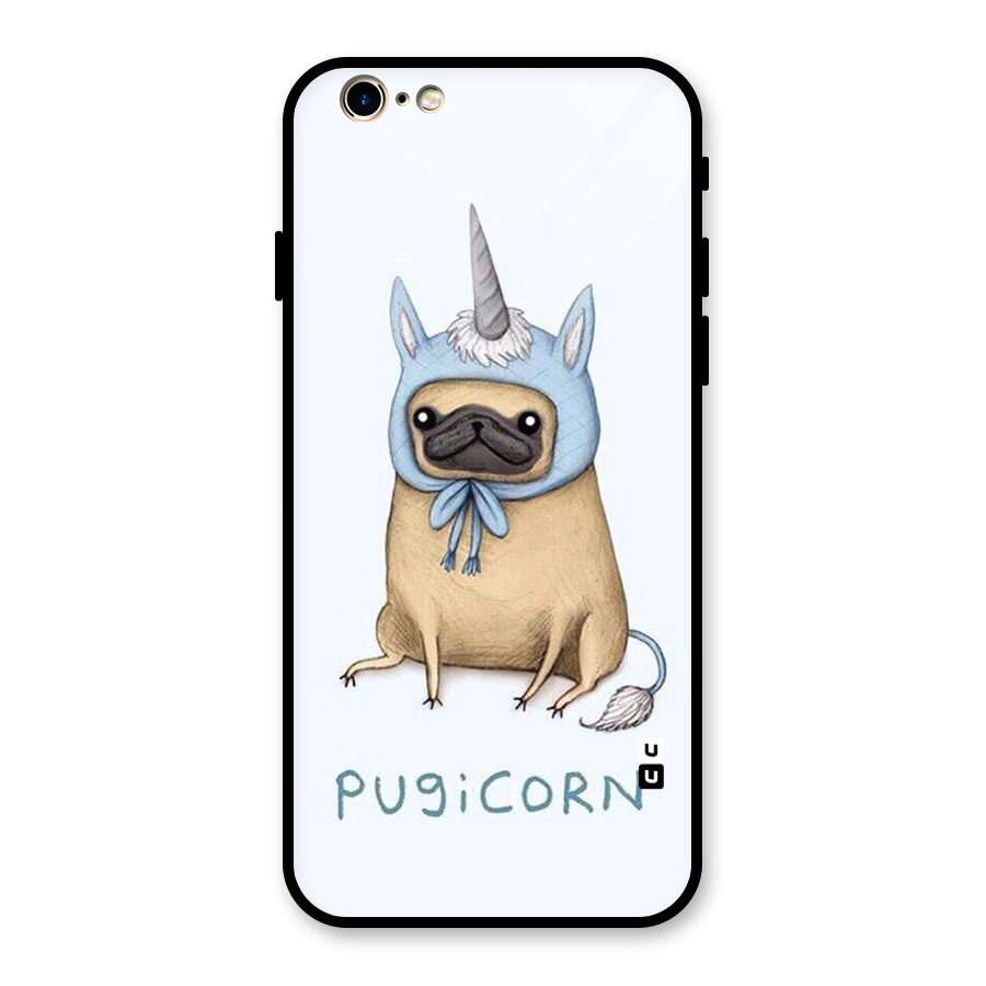 Pugicorn Glass Back Case for iPhone 6 6S