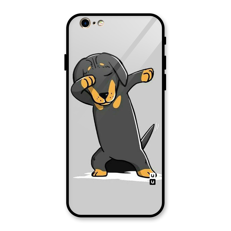 Puppy Dab Glass Back Case for iPhone 6 6S