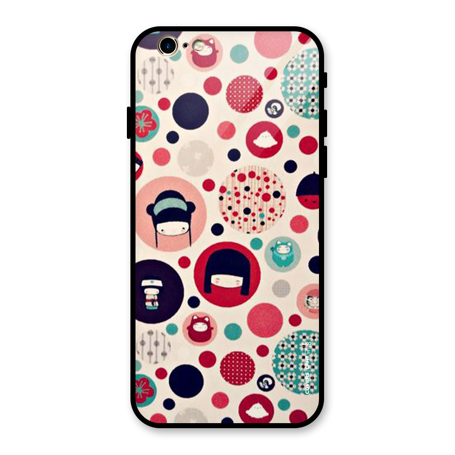 Quirky Glass Back Case for iPhone 6 6S