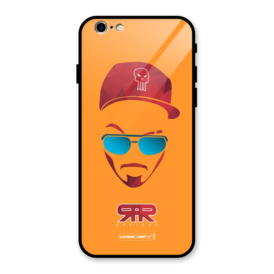 Raftaar Orange Glass Back Case for iPhone 6 6S
