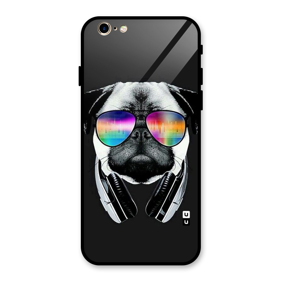 Rainbow Dog Swag Glass Back Case for iPhone 6 6S