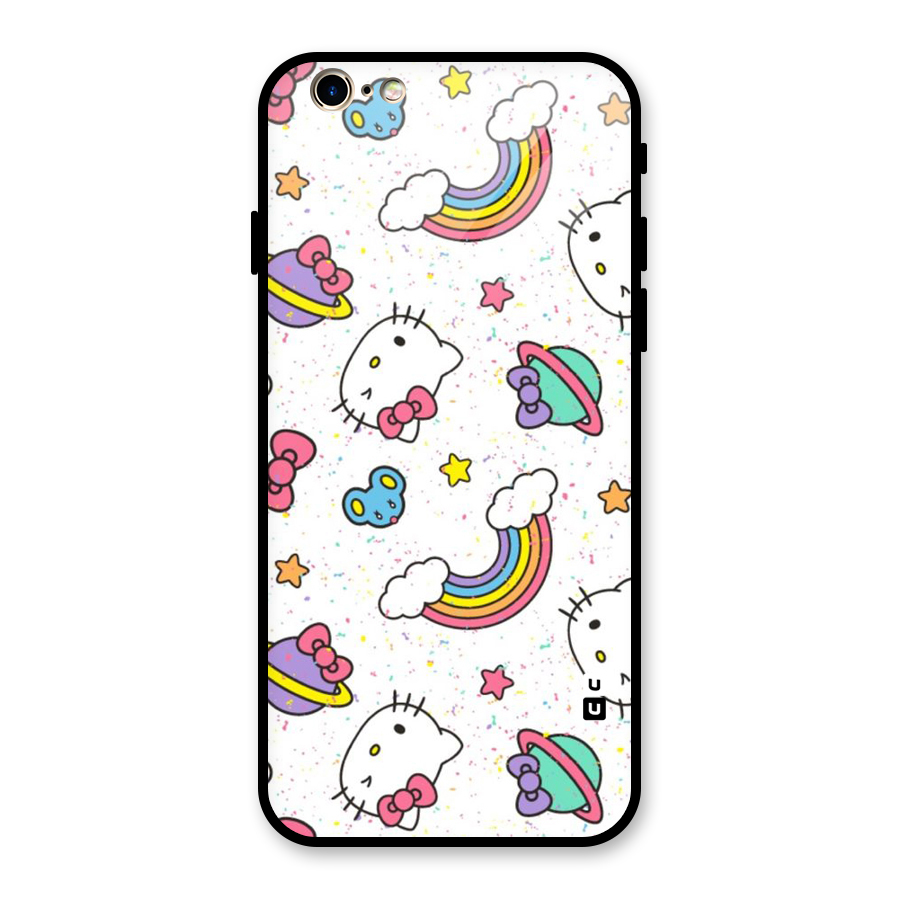 Rainbow Kit Tee Glass Back Case for iPhone 6 6S