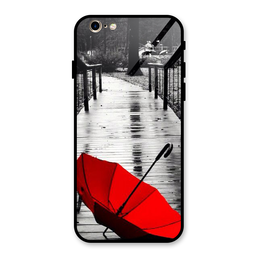 Red Umbrella Glass Back Case for iPhone 6 6S