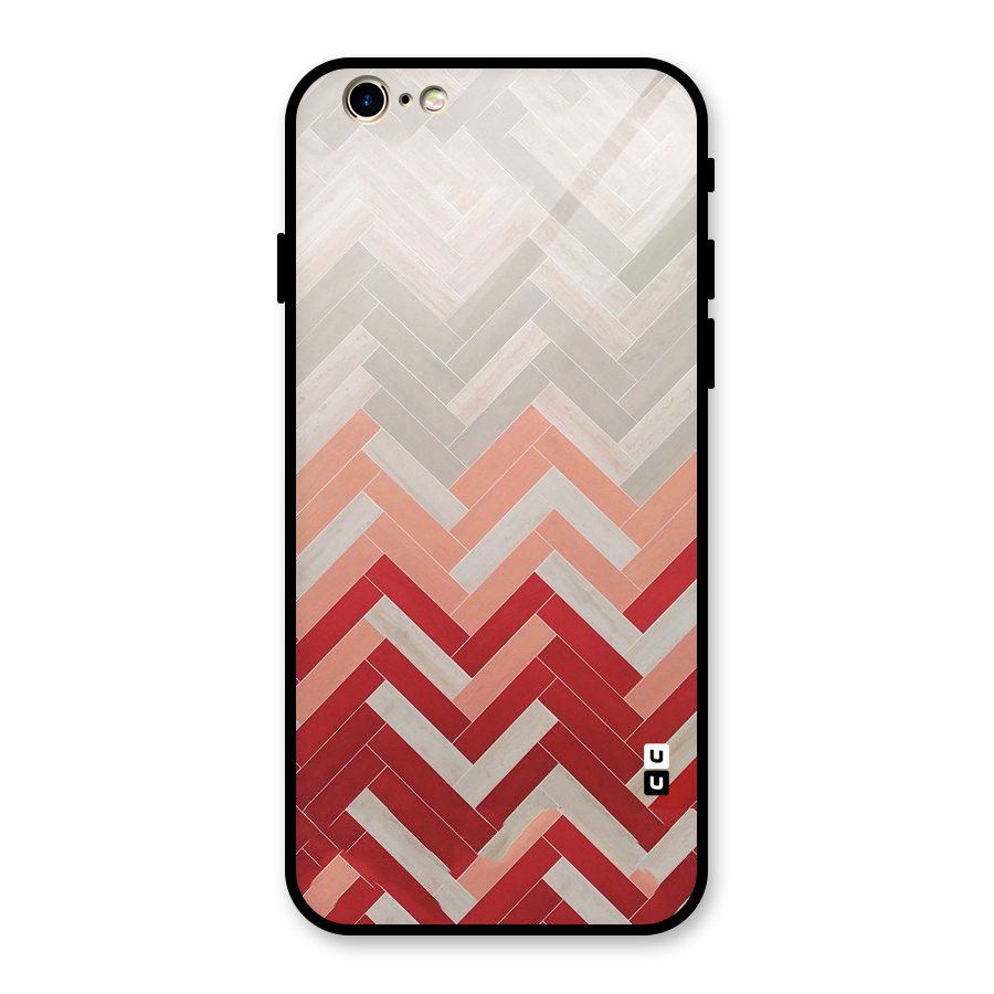 Reds and Greys Glass Back Case for iPhone 6 6S