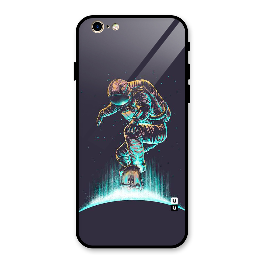 Rolling Spaceman Glass Back Case for iPhone 6 6S