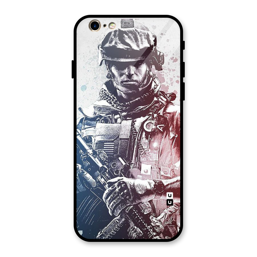 Saviour Glass Back Case for iPhone 6 6S