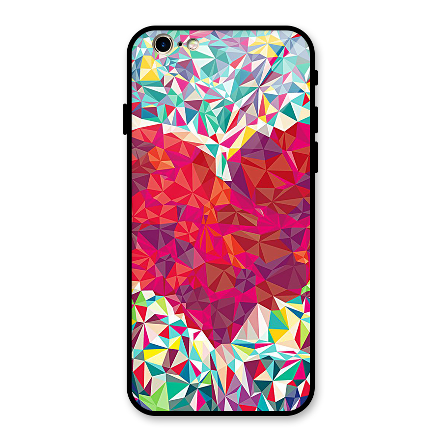 Scrumbled Heart Glass Back Case for iPhone 6 6S