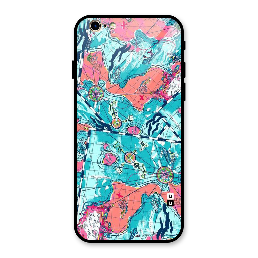 Sea Adventure Glass Back Case for iPhone 6 6S