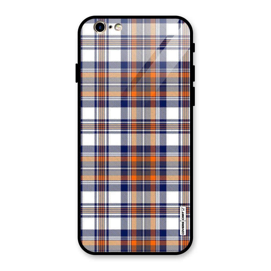Shades Of Check Glass Back Case for iPhone 6 6S