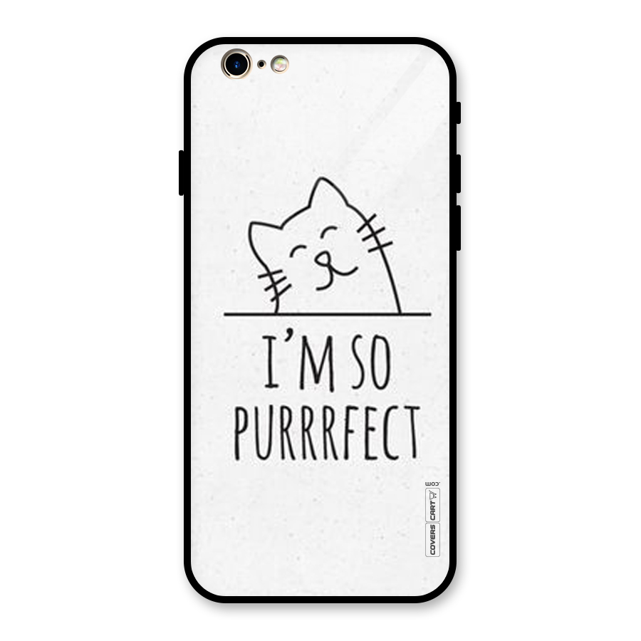 So Purrfect Glass Back Case for iPhone 6 6S