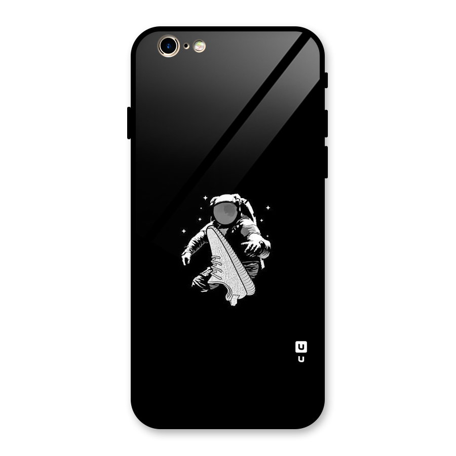 Space Shoe Glass Back Case for iPhone 6 6S