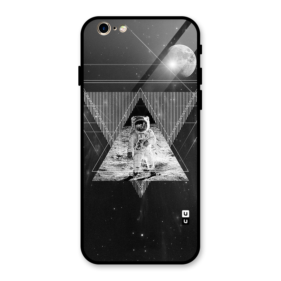 Space Triangle Abstract Glass Back Case for iPhone 6 6S