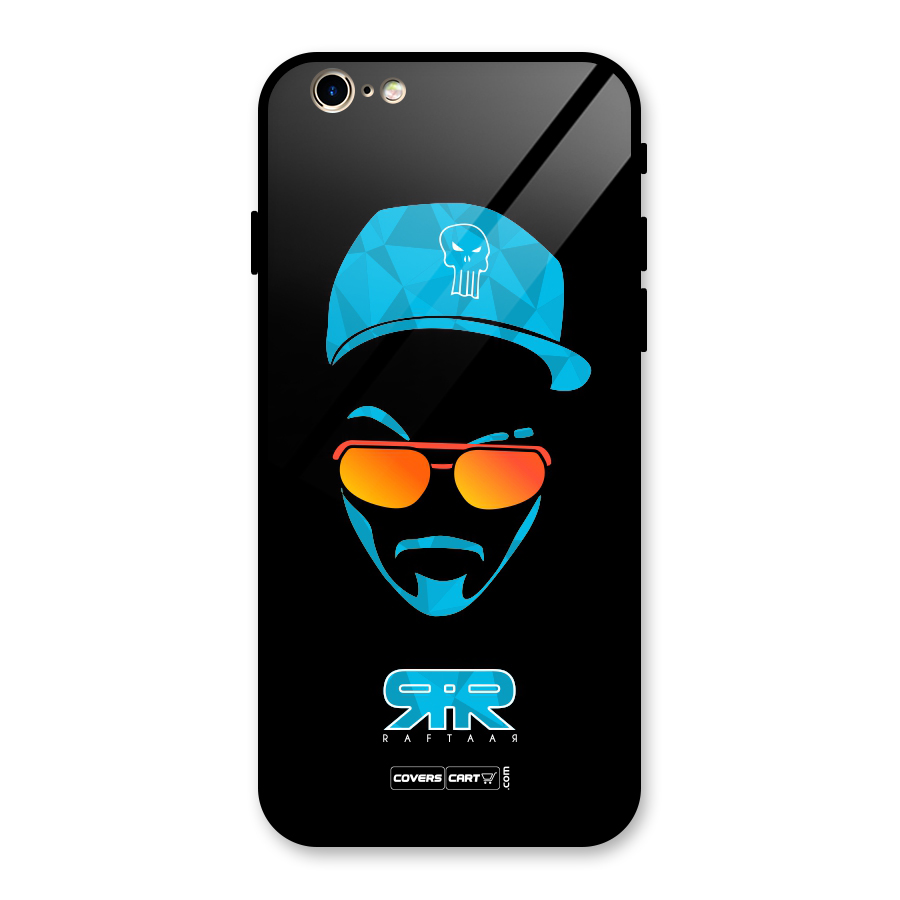 Special Raftaar Edition Blue Glass Back Case for iPhone 6 6S