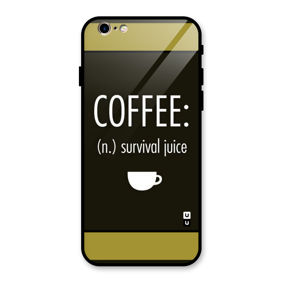 Survival Juice Glass Back Case for iPhone 6 6S