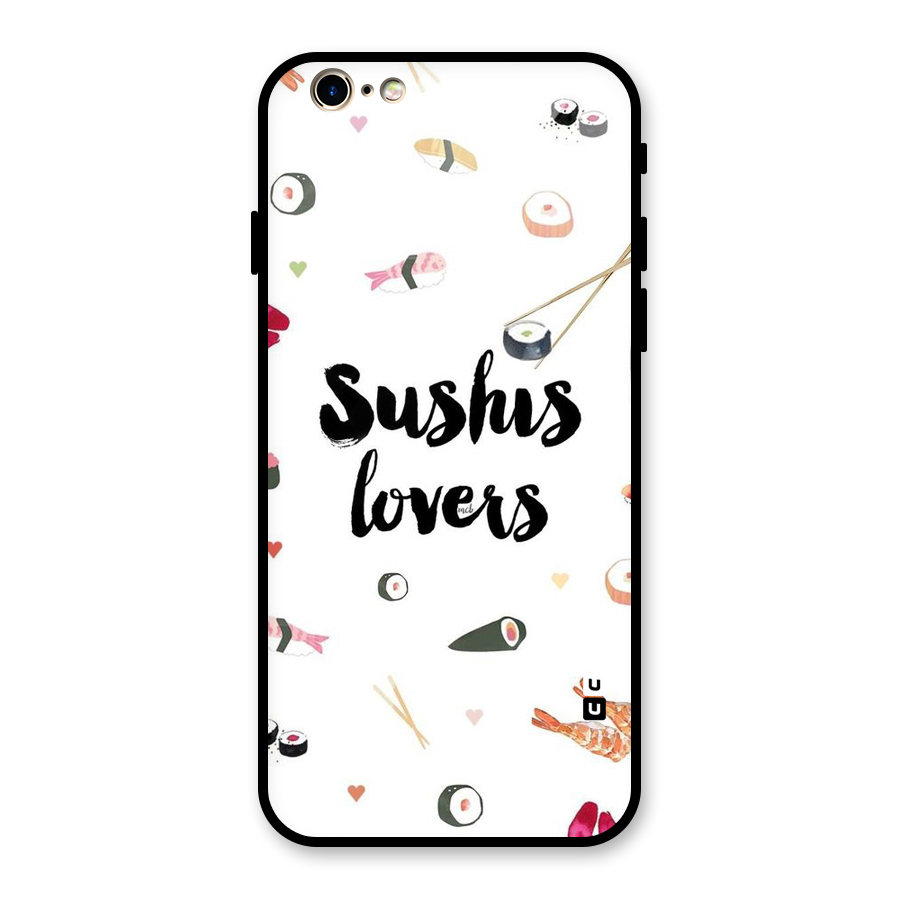 Sushi Lovers Glass Back Case for iPhone 6 6S