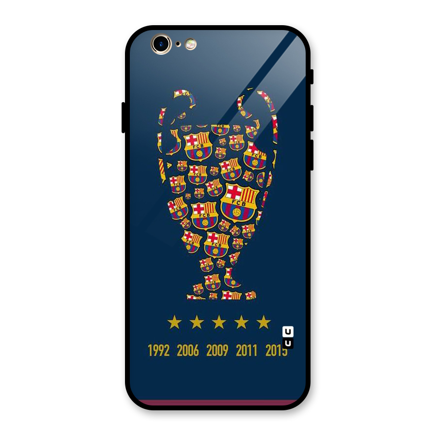 Trophy Team Glass Back Case for iPhone 6 6S