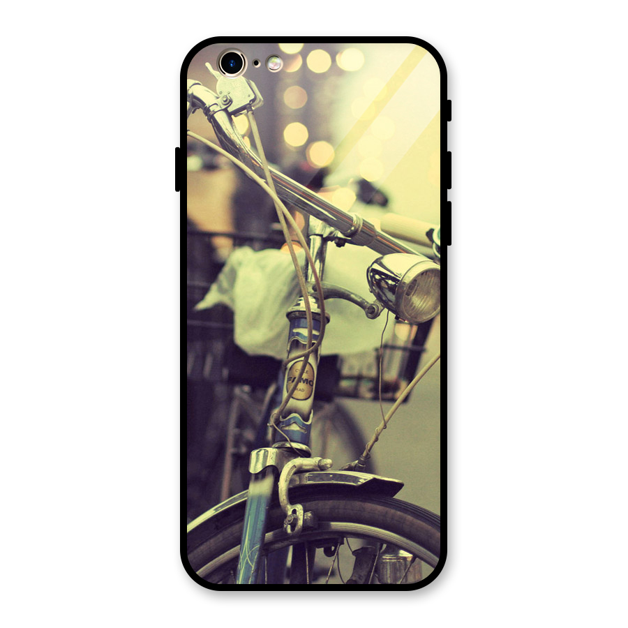 Vintage Bicycle Glass Back Case for iPhone 6 6S