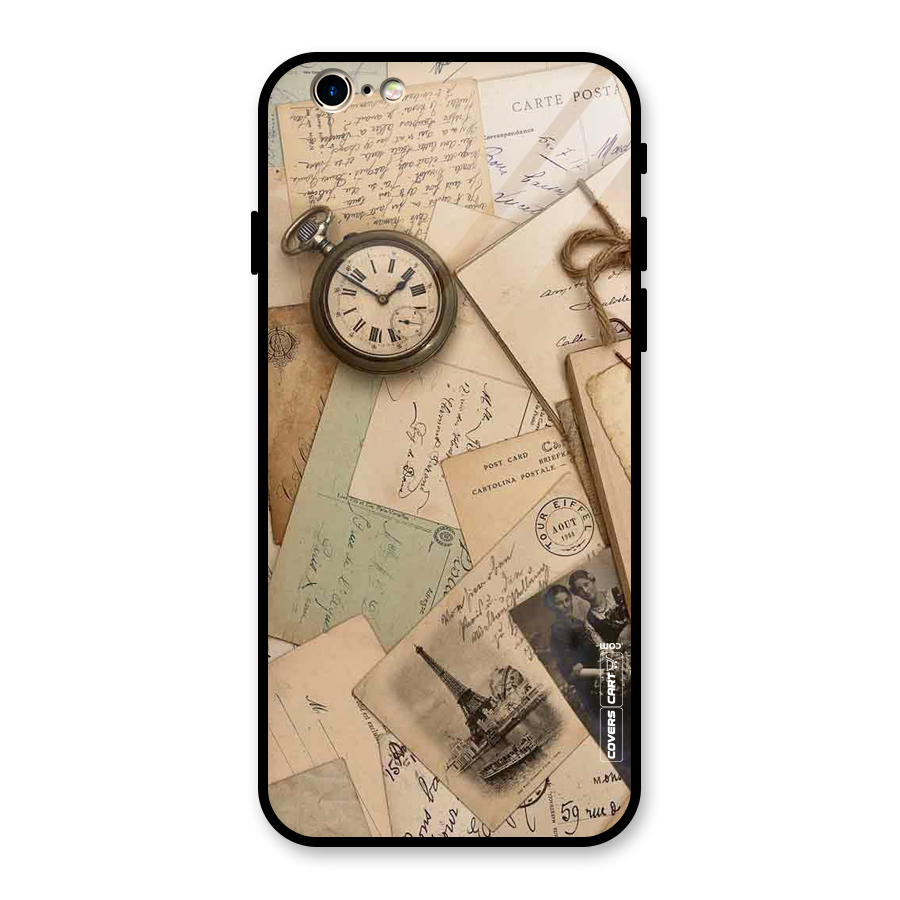 Vintage Postcards Glass Back Case for iPhone 6 6S