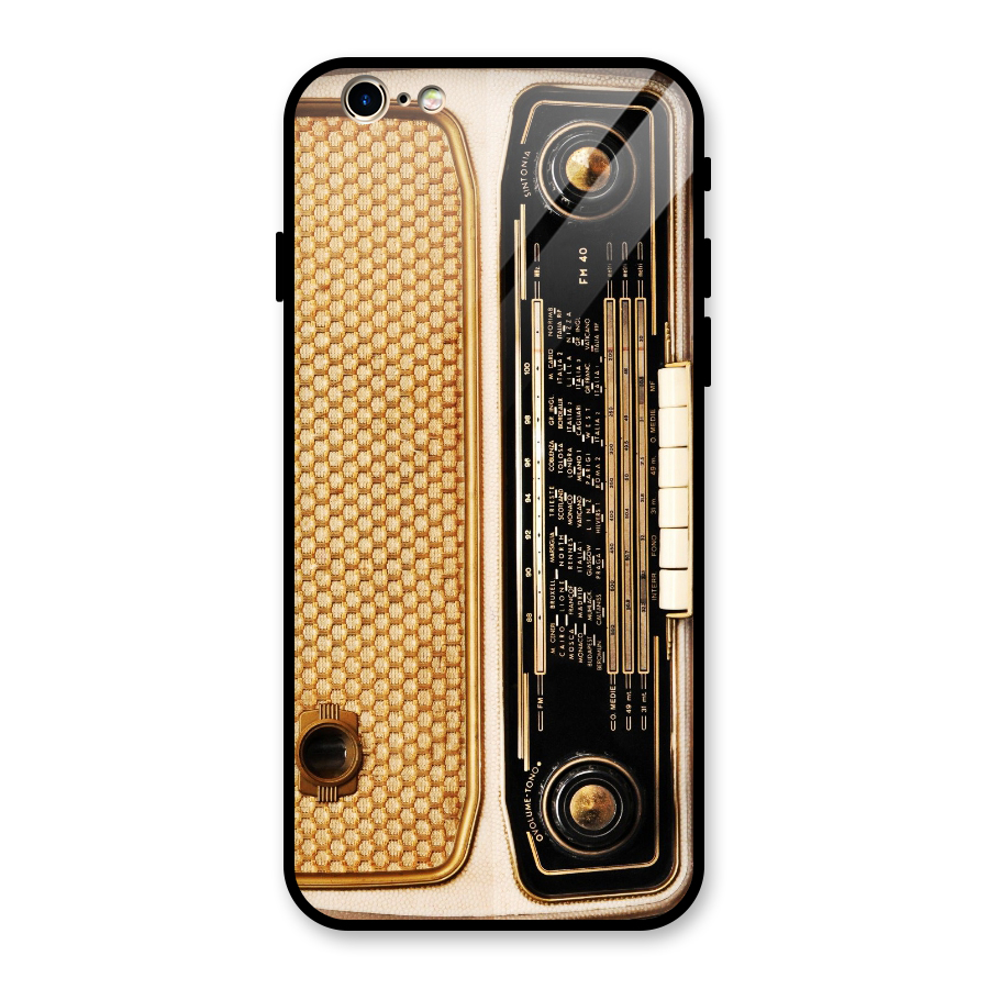 Vintage Radio Glass Back Case for iPhone 6 6S