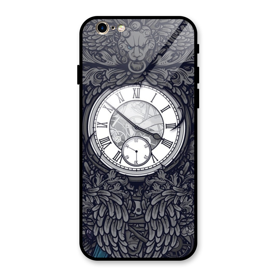 Wall Clock Glass Back Case for iPhone 6 6S
