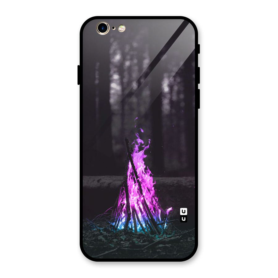 Wild Fire Glass Back Case for iPhone 6 6S