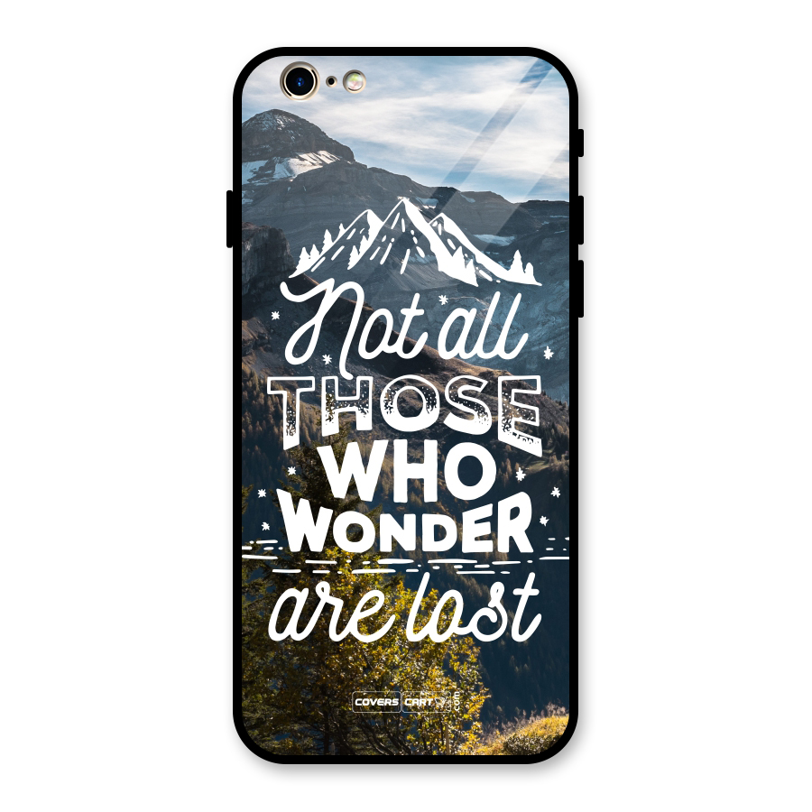 Wonder Lost Glass Back Case for iPhone 6 6S