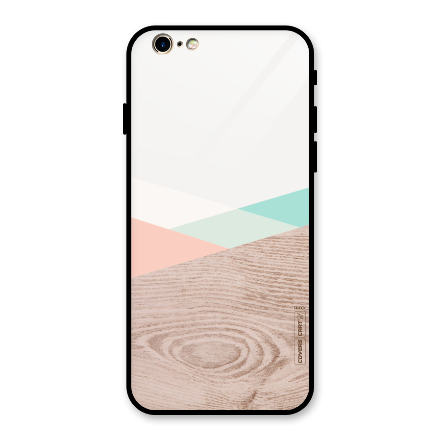 Wooden Fusion Glass Back Case for iPhone 6 6S