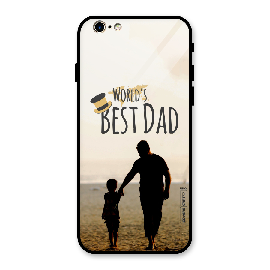 Worlds Best Dad Glass Back Case for iPhone 6 6S