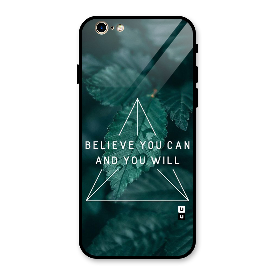 You Will Glass Back Case for iPhone 6 6S