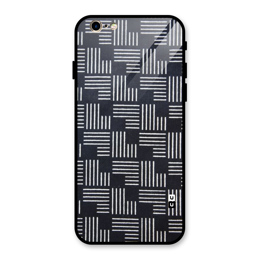 Zig Zag Hierarchy Glass Back Case for iPhone 6 6S