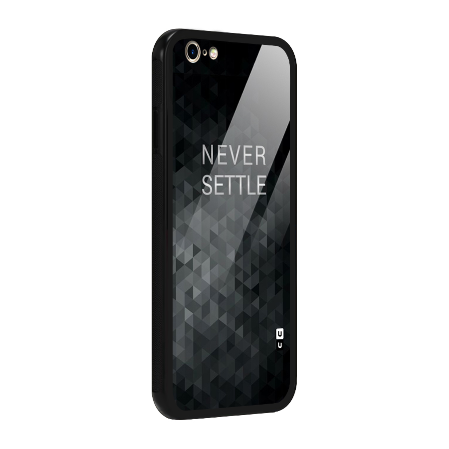 Abstract No Settle Glass Back Case for iPhone 6 6S