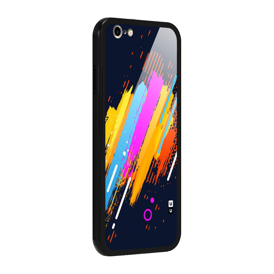 Abstract Shades Glass Back Case for iPhone 6 6S