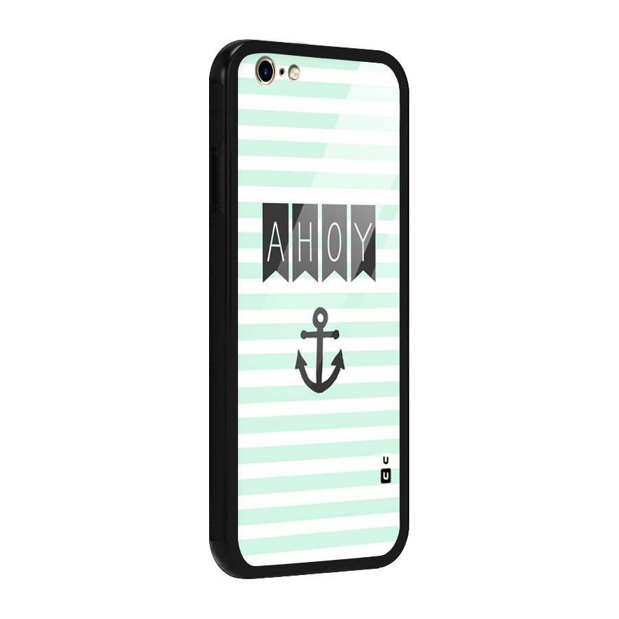 Ahoy Sailor Glass Back Case for iPhone 6 6S