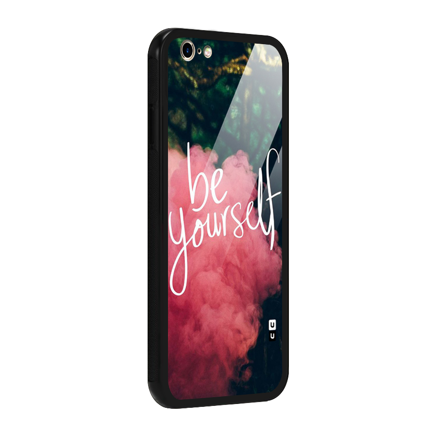 Be Yourself Greens Glass Back Case for iPhone 6 6S