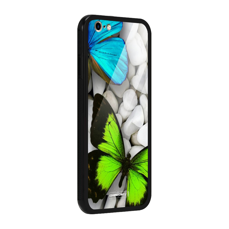 Beautiful Butterflies Glass Back Case for iPhone 6 6S