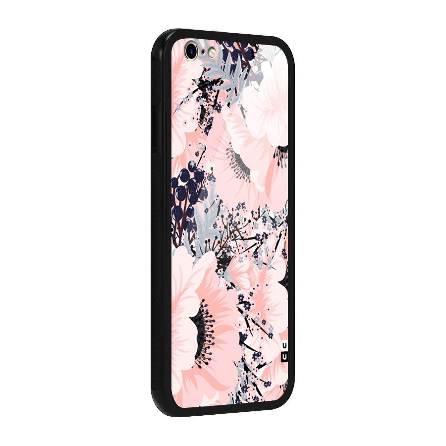 Beautiful Flowers Glass Back Case for iPhone 6 6S