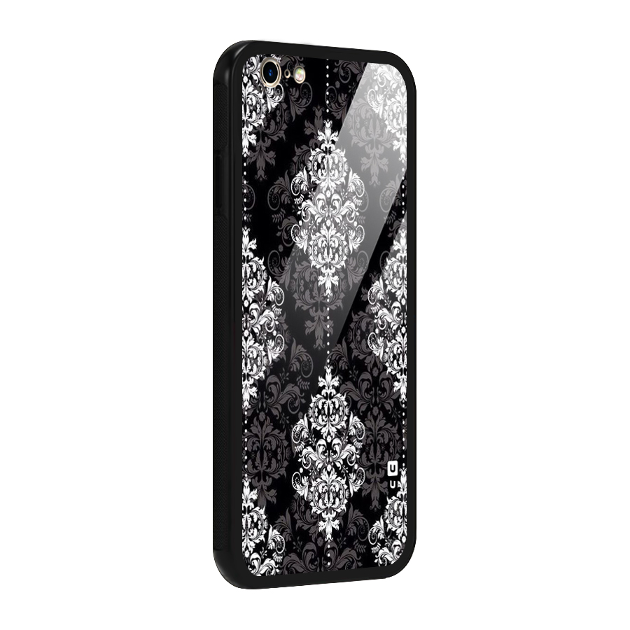 Beautiful Grey Pattern Glass Back Case for iPhone 6 6S