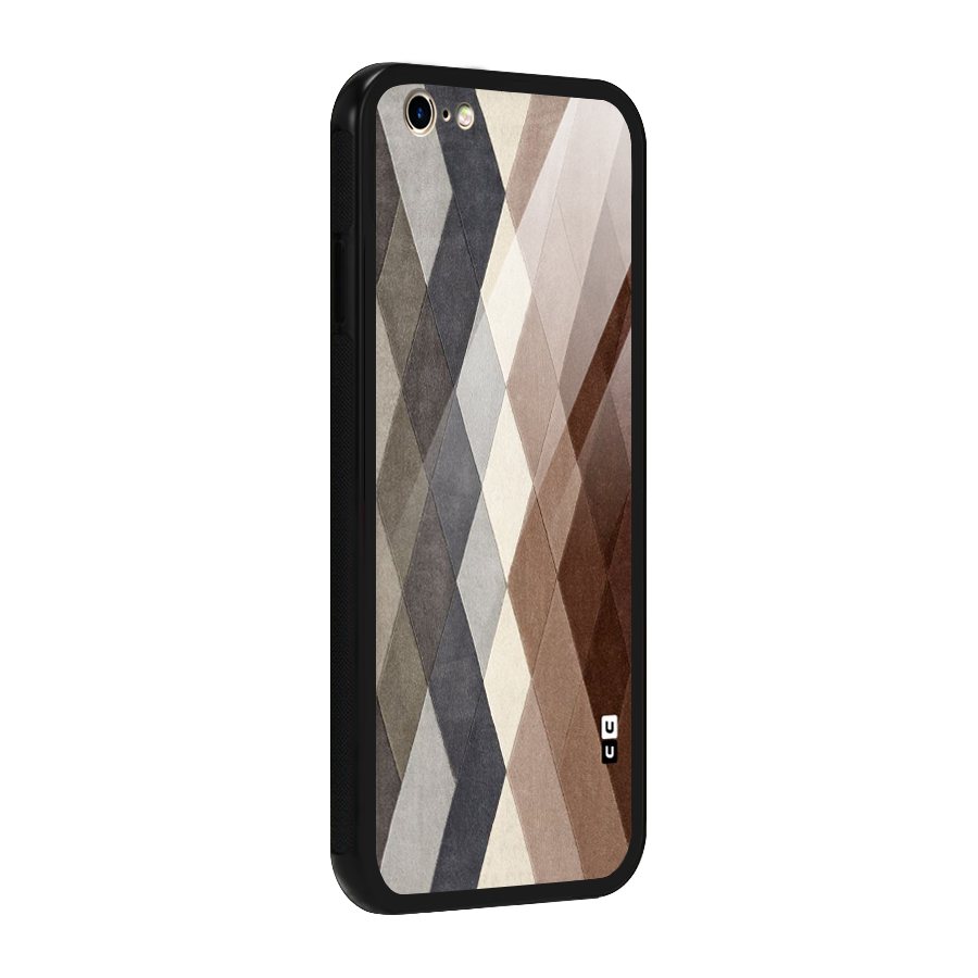 Beautiful Shades Of Diamonds Glass Back Case for iPhone 6 6S
