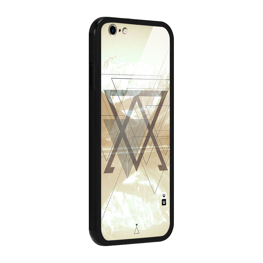 Beige View Glass Back Case for iPhone 6 6S