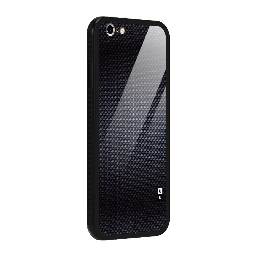 Black Diamond Glass Back Case for iPhone 6 6S