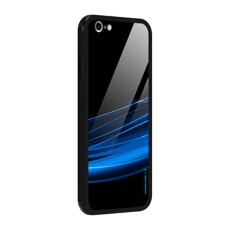 Blue Flow Glass Back Case for iPhone 6 6S