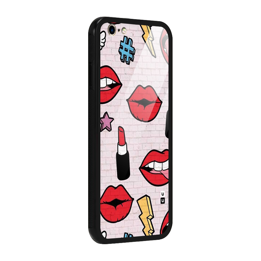 Bold Red Glass Back Case for iPhone 6 6S