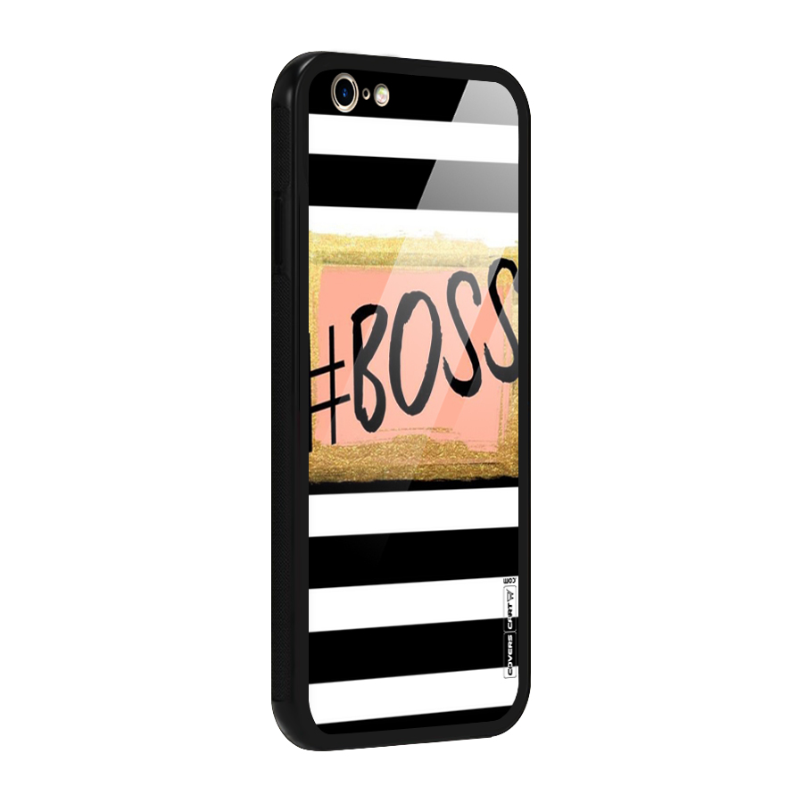 Boss Stripes Glass Back Case for iPhone 6 6S