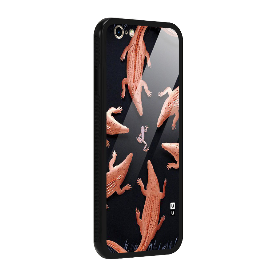 Brave Frog Glass Back Case for iPhone 6 6S
