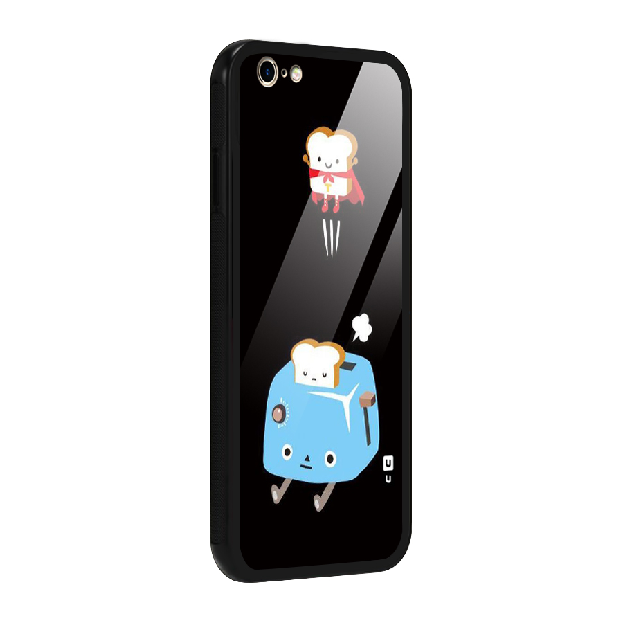 Bread Toast Glass Back Case for iPhone 6 6S