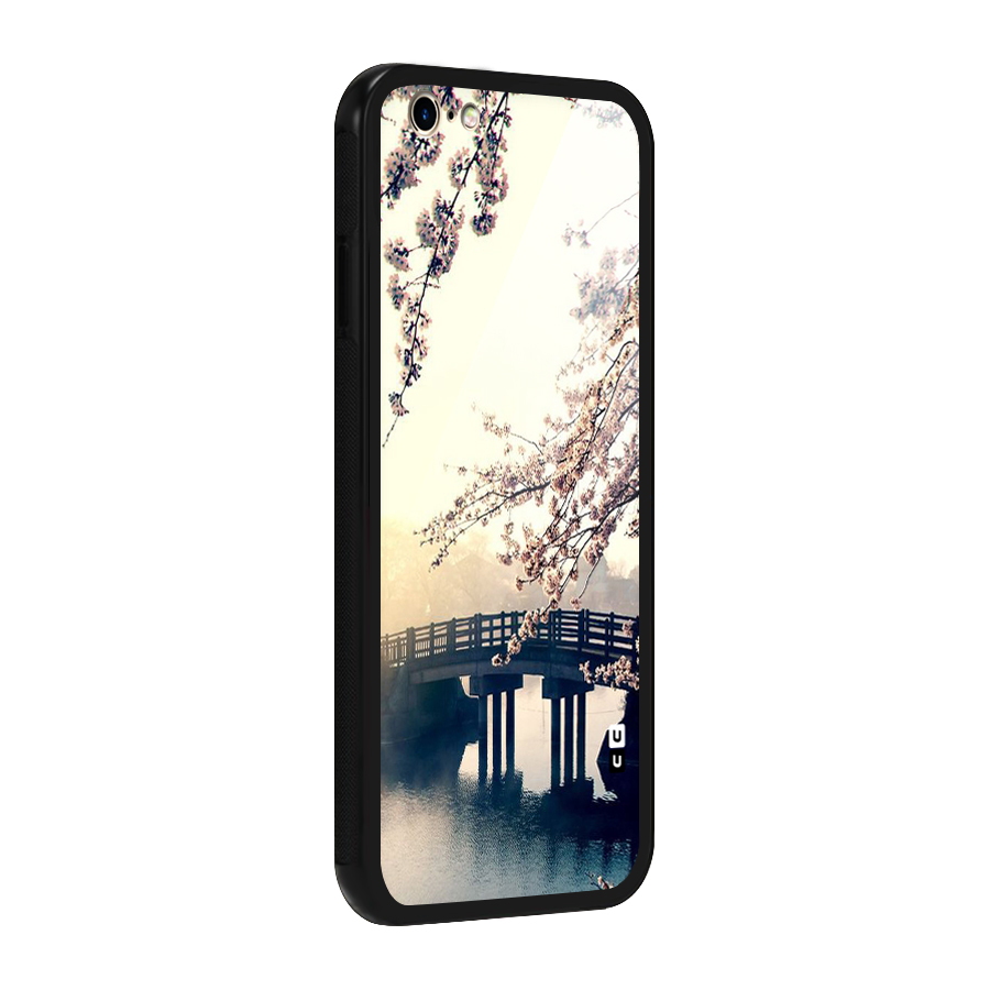 Bridge Blossom Glass Back Case for iPhone 6 6S