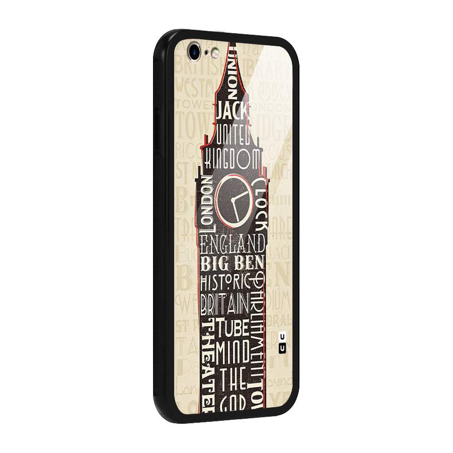 Cap City Design Glass Back Case for iPhone 6 6S