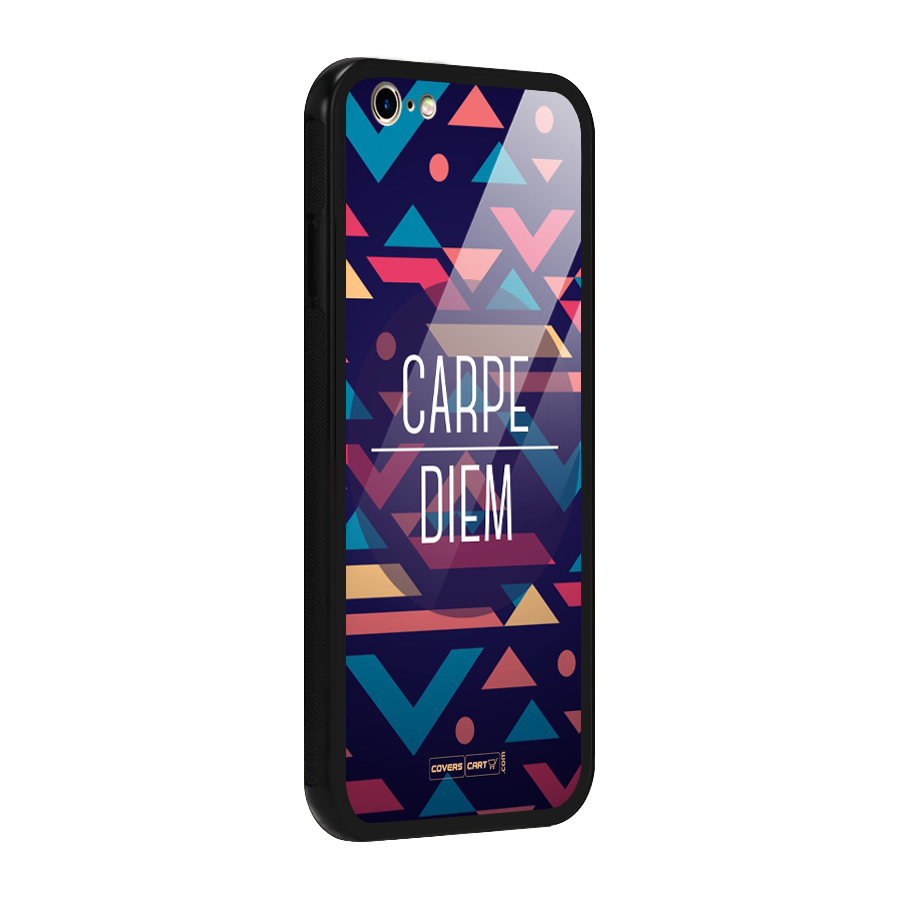 Carpe Diem Glass Back Case for iPhone 6 6S
